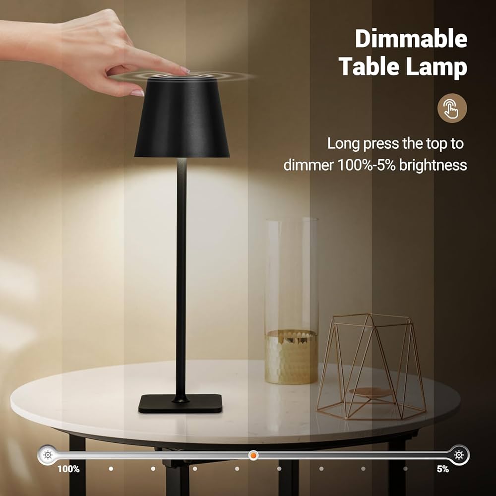 Velika Bežična LED Stolna Lampa 6"
