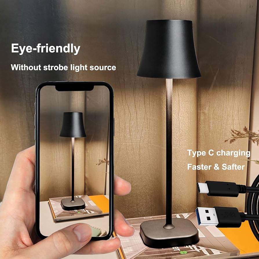 Velika Bežična LED Stolna Lampa 6"