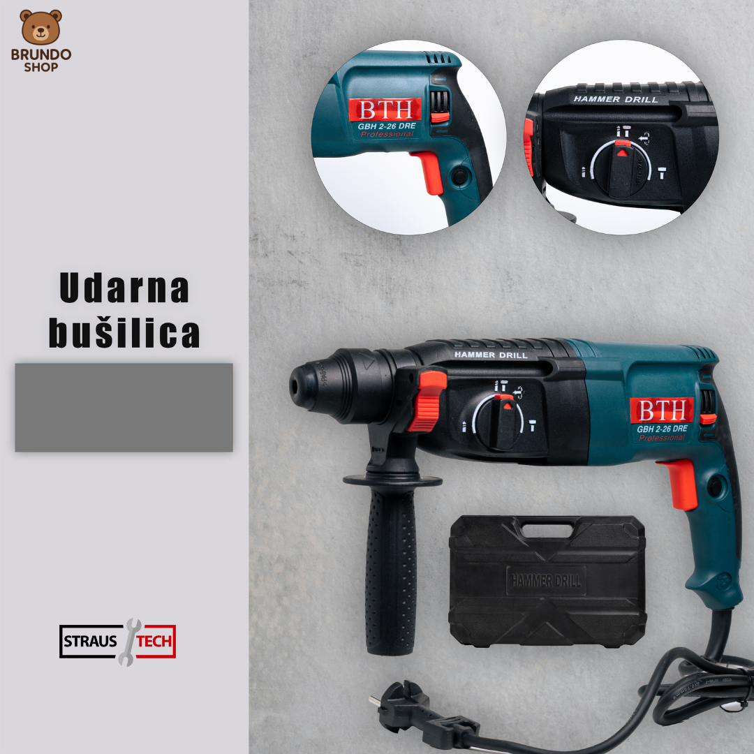 UDARNA BUŠILICA 1100W | STRAUSTECH