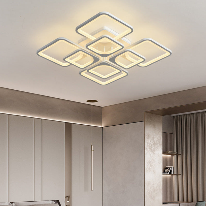 Luksuzna led plafonjerka sa 8 djelova - 90 W