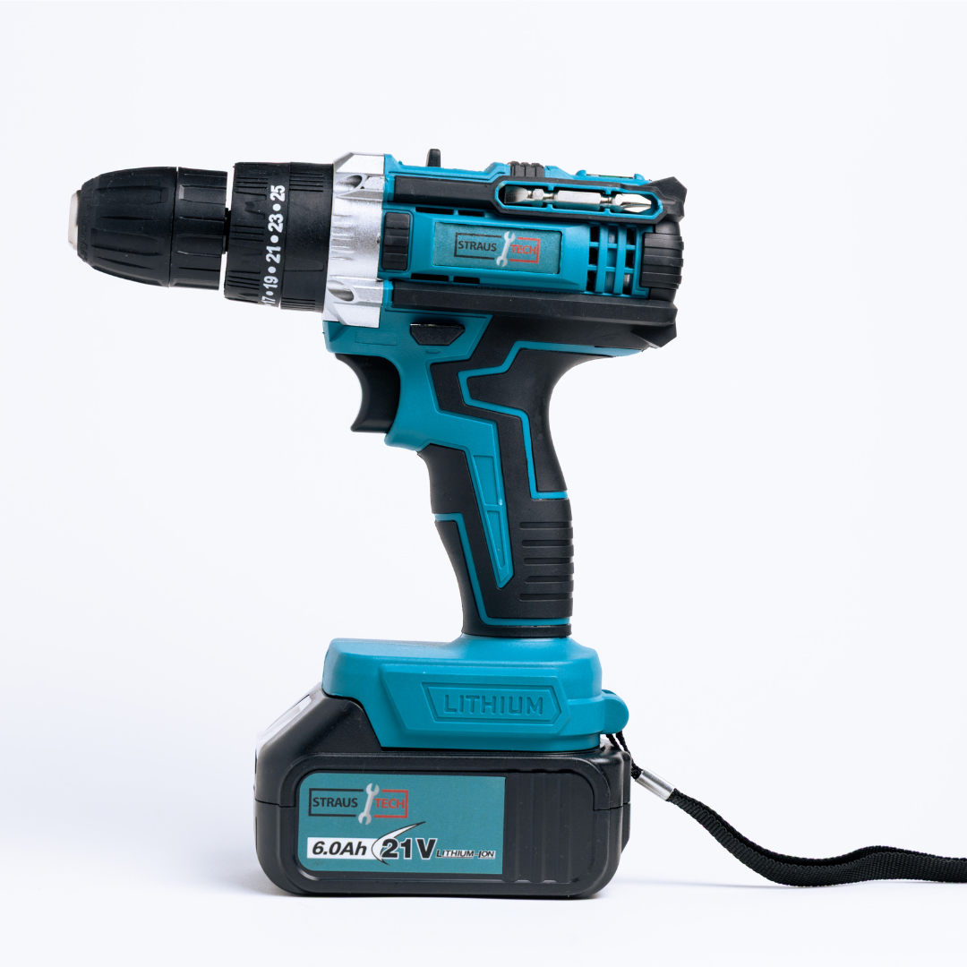 Set 4 u 1, bušilica, odvijač, brusilica | STRAUSTECH