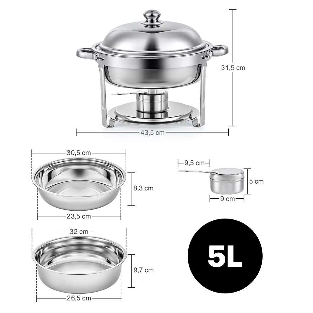 Posuda za posluživanje – INOX 6 L / 5 L