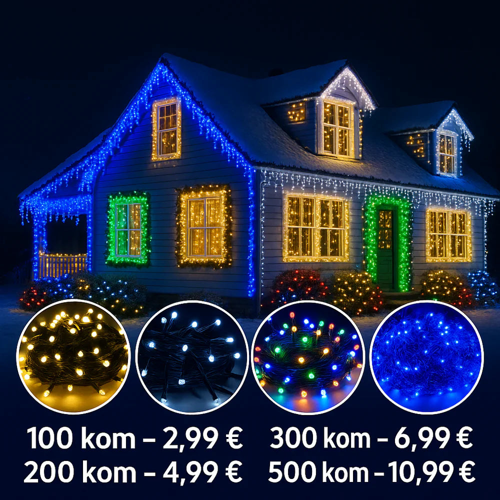 LED BOŽIĆNE LAMPICE I SIGE