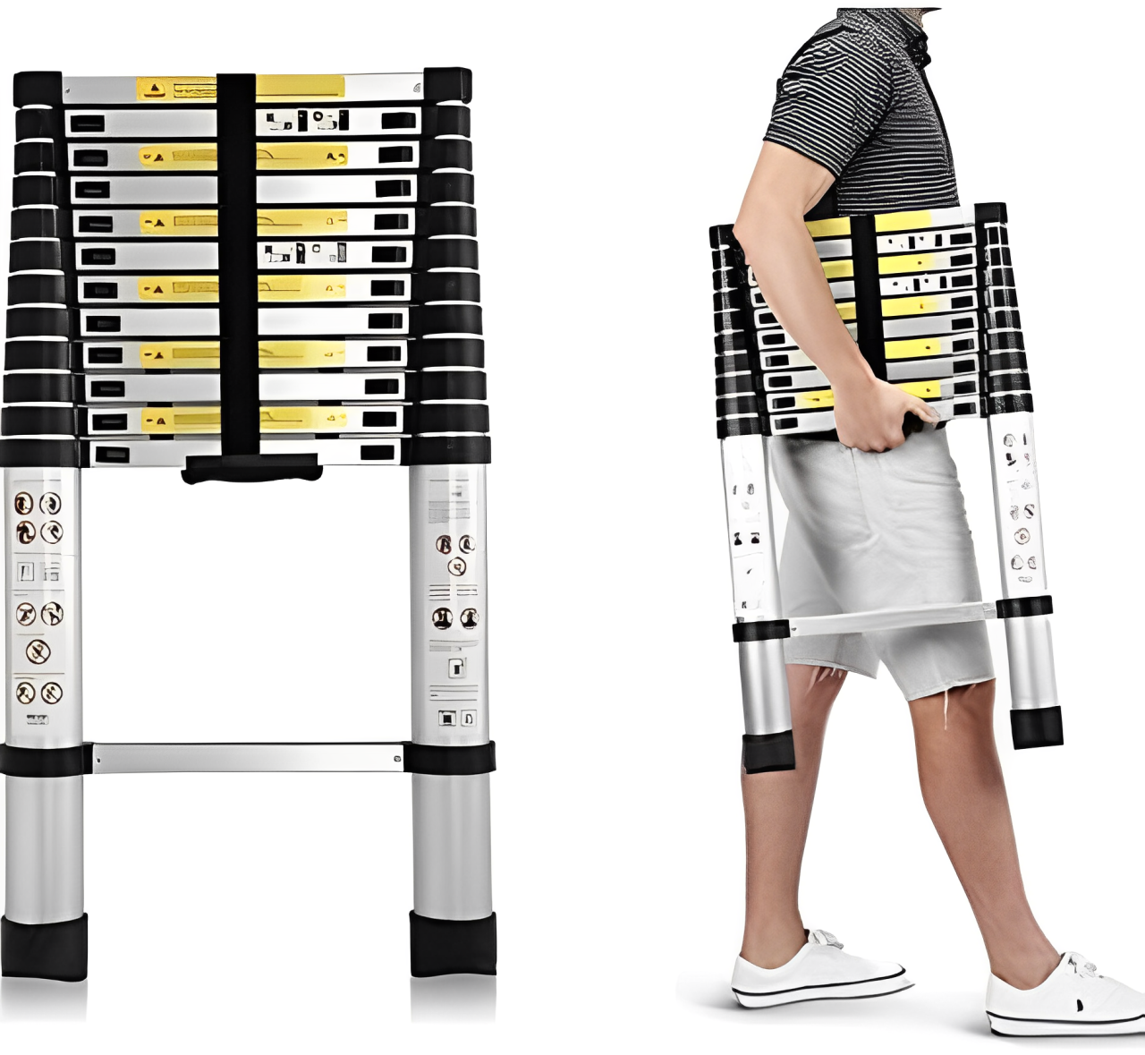 Straus Tech Teleskopske ljestve – 3.8 m / 4.4 m